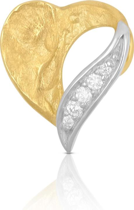 Muau Herz (Weissgold, Gelbgold, Rotgold oder Silber)