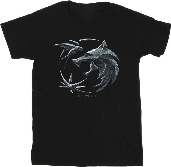 Netflix The Witcher Wolf Logo TShirt
