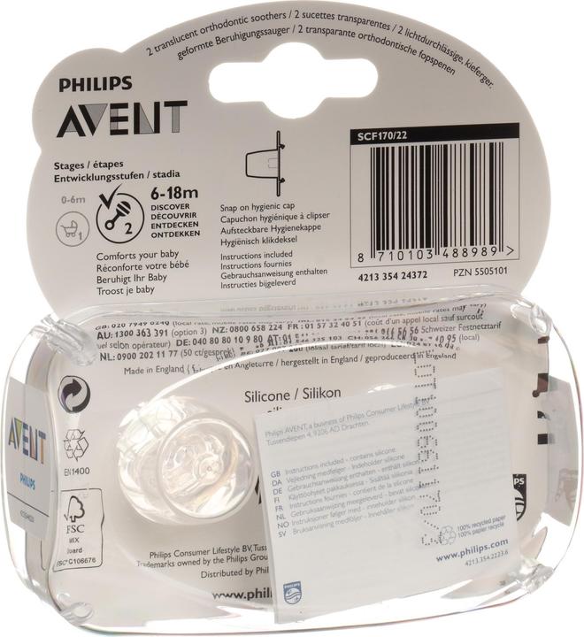 Produktbild Philips Avent Schnuller (2 x, 6 - 18 Monate)