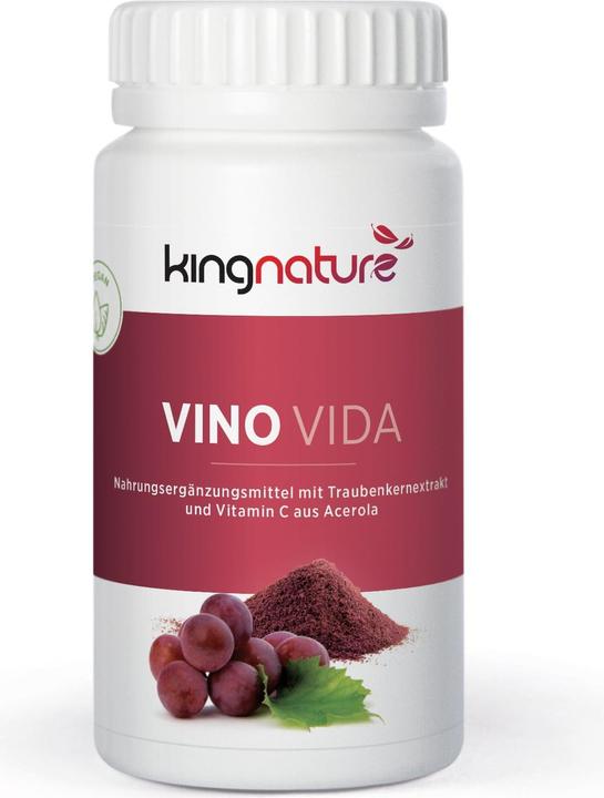 Kingnature Vino Vida Kaps (90 Stück, Kapseln, 83 g)