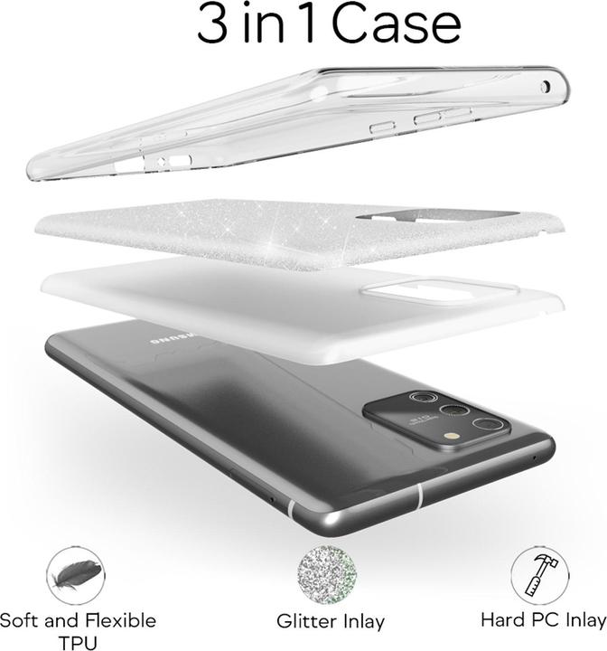 Produktbild Nalia Glitzer Hülle (Samsung Galaxy S10 Lite)