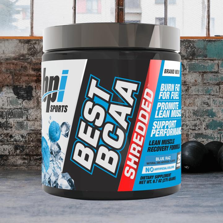 Actual product image BPI Sports Best BCAA Shredded (BLUE RAZ, 1 pcs., 340 g)