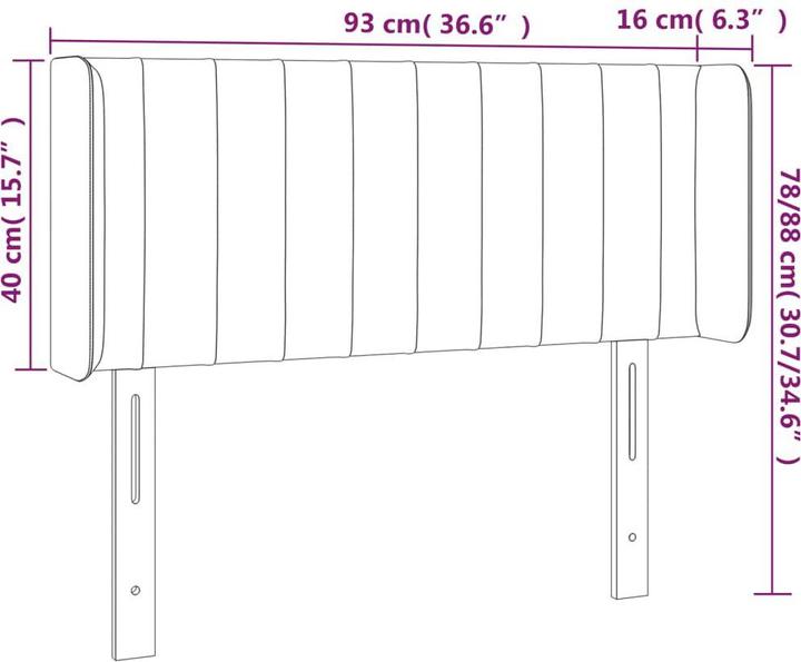 Produktbild VidaXL Aneska (93 x 16 x 88 cm)
