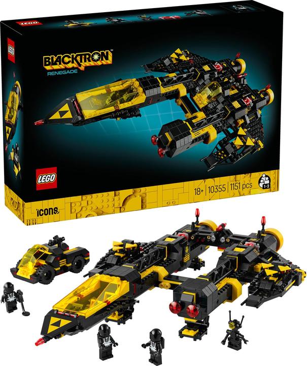 Image du produit LEGO Blacktron Renegade (10355, LEGO Icons, LEGO difficiles à trouver)