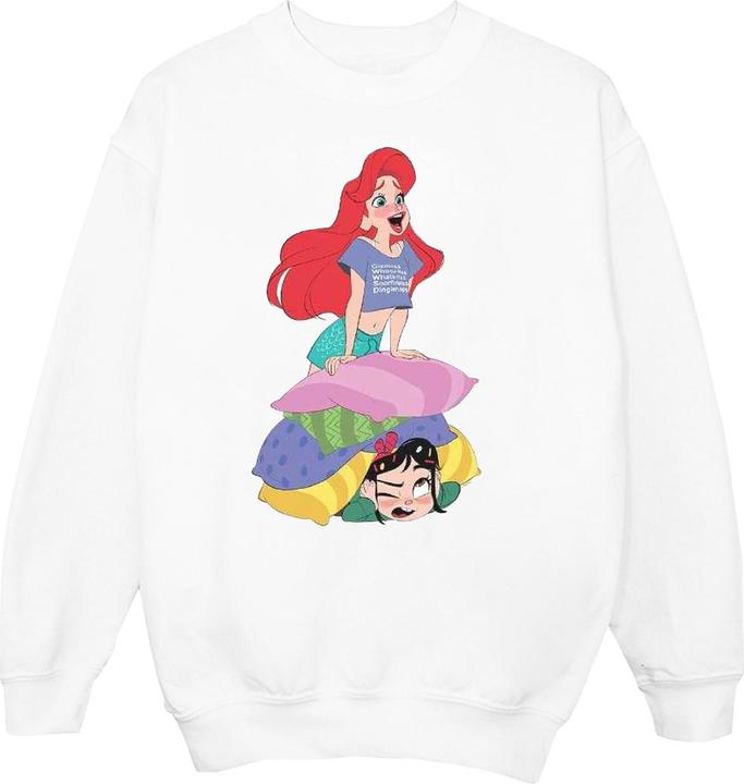 Disney Wreck It Ralph Ariel And Vanellope Sweatshirt Mädchen