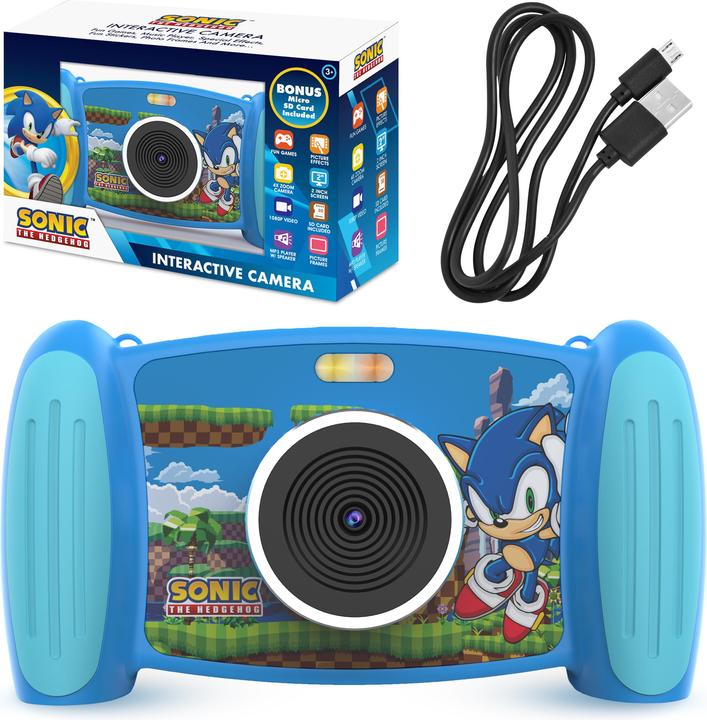 Immagine prodotto Accutime Fotocamera interattiva Sonic (blu): Foto da 5MP, risoluzione video da 1080p, zoom 4x, 5 divertenti