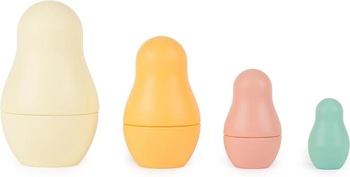 Image du produit Bieco Jouet empilable Matriochkas en silicone Tropical Vibes