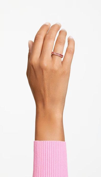Immagine prodotto Swarovski Anello Matrix Taglio Baguette Oro Rosa (60)