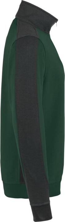 Immagine prodotto Hakro Felpa con zip Contrast Performance, abete, taglia unisex: S (S)