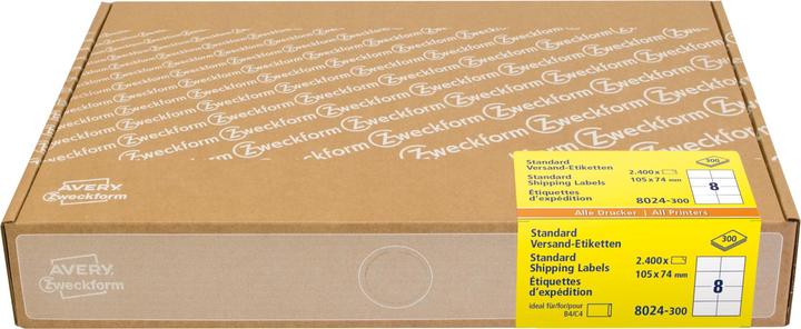 Actual product image Avery Shipping labels