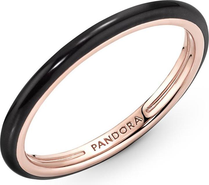 Immagine prodotto Pandora Me anello nero in oro rosa 14k (48)