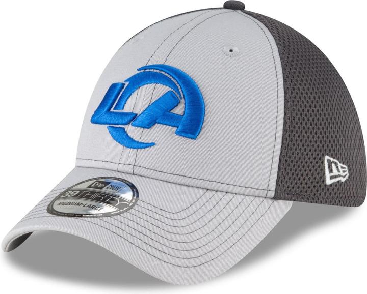 Actual product image New Era 39Thirty Stretch Mesh Cap - Los Angeles Rams - L/XL (L)