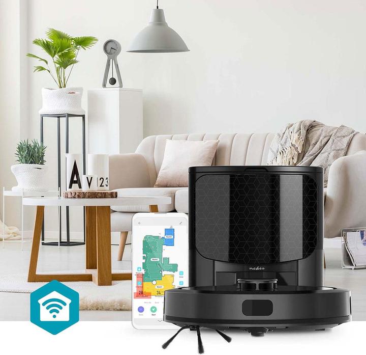 Productafbeelding Nedis SmartLife Robotstofzuiger Lasernavigatie | Wi-Fi | Capaciteit opvangbak: 0,6 l | Au (Stofzuigrobot)