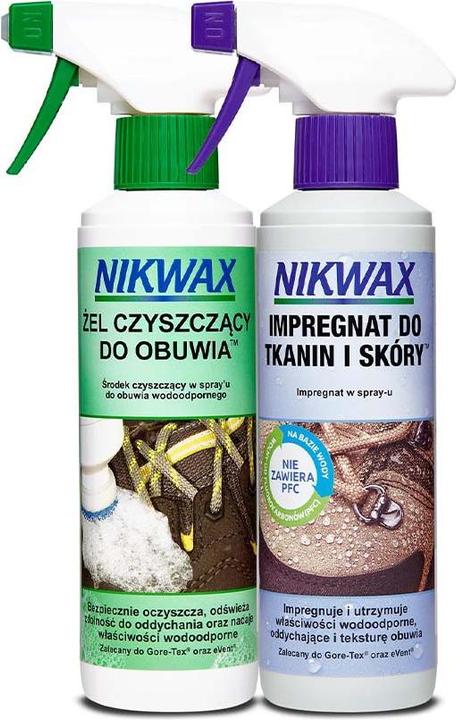 Nikwax Imprägnierset für Stoff- und Lederschuhe (1 x)