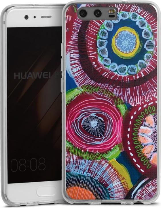 DeinDesign Silikon Hülle für Huawei P10 Handyhülle Case Smartphone Schutzhülle Farbe Malerei bunt (Huawei P10)