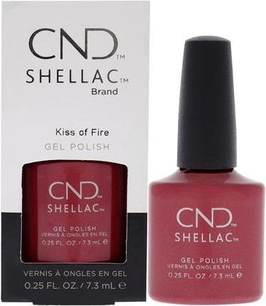 Image du produit CND Shellac Night Moves UV Color Coat Kiss On Fire 7.3 ml (Baiser de feu, Vernis semi-permanent)