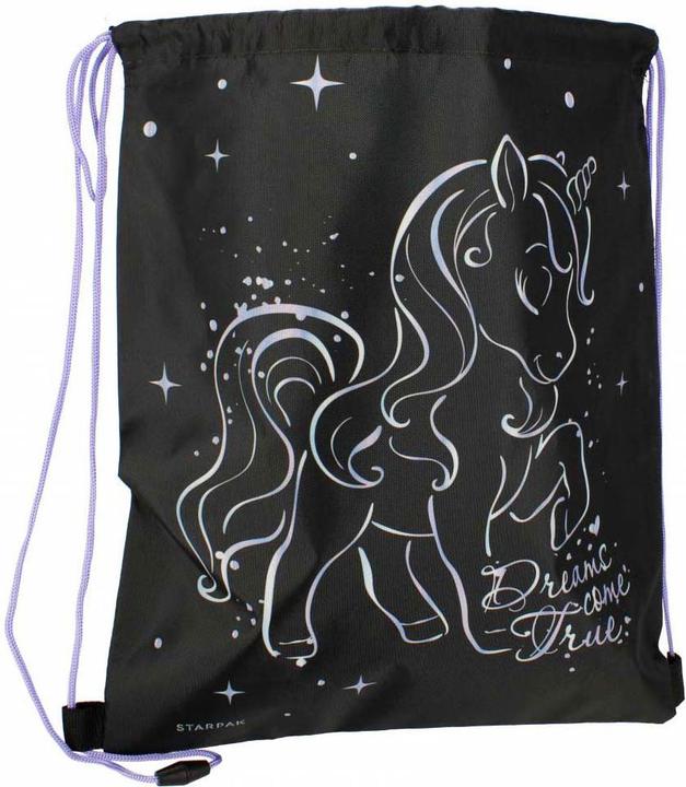 Immagine prodotto Starpak Borsa da ginnastica unicorno nera