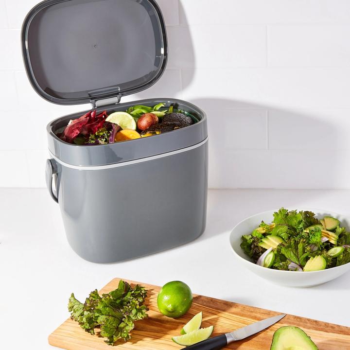 Image du produit OXO Seau à compost, gris (6.60 l)