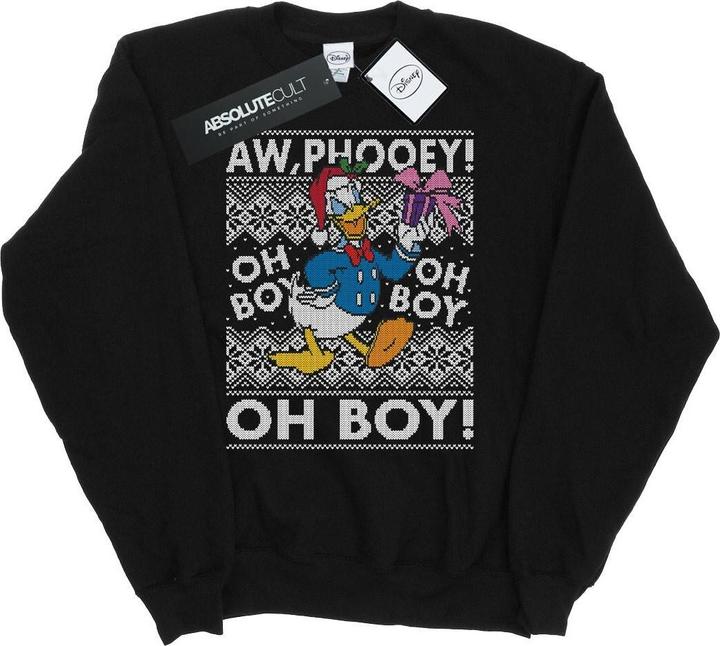 Disney Donald Duck Christmas Fair Isle Sweatshirt (3XL)