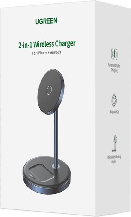 Produktbild Ugreen Wireless charger 2in1 90668 (20 W)