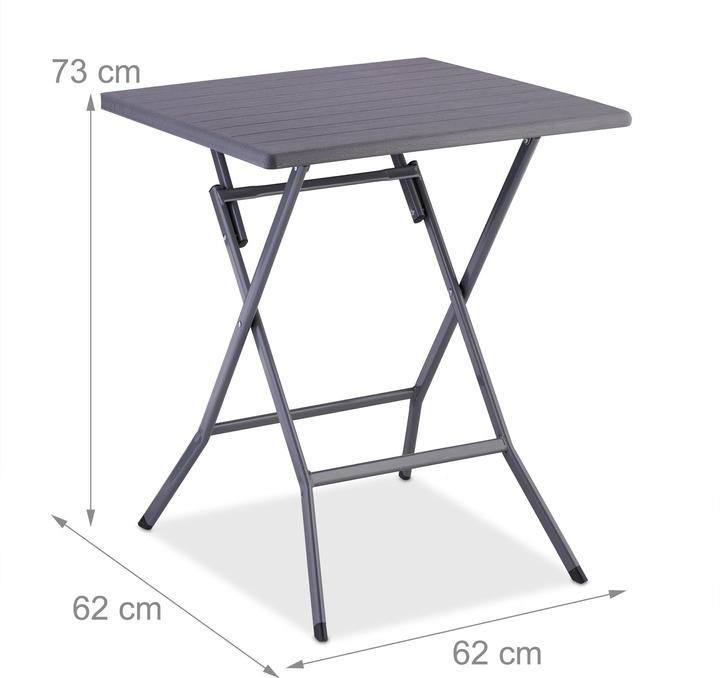 Actual product image Relaxdays garden table (62 cm)