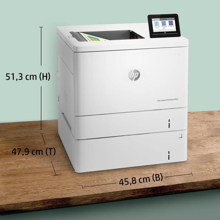 Produktbild HP Color LaserJet Enterprise M555x (Laser, Farbe)