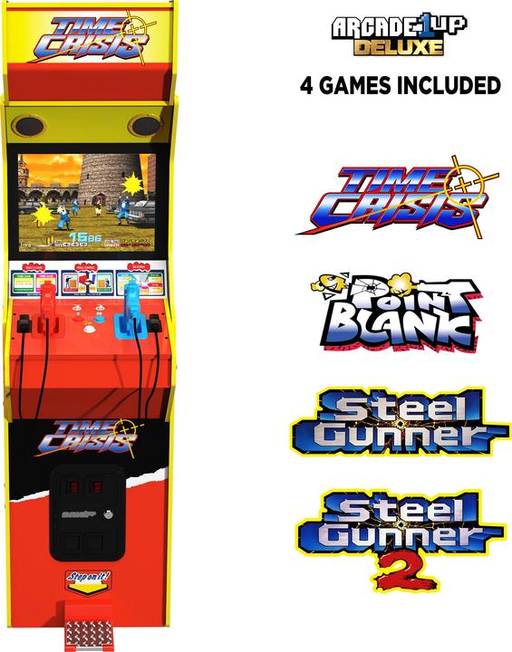 Immagine prodotto Arcade1Up Time Crisis Deluxe 4-in-1 Wifi