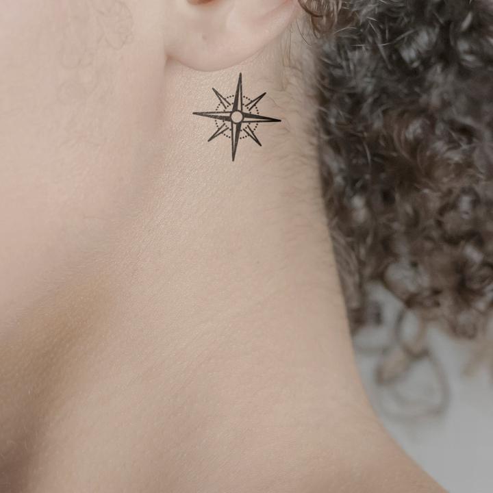 Produktbild minink Temporäres Tattoo – Kompass Stern