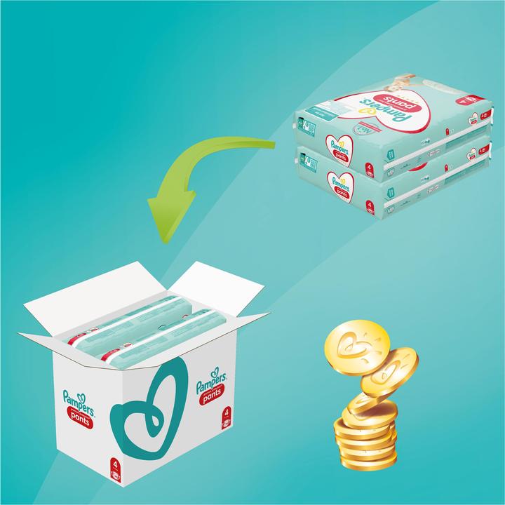 Produktbild Pampers Premium Protection Pants (Gr. 4, Monatsbox, 160 Stück)