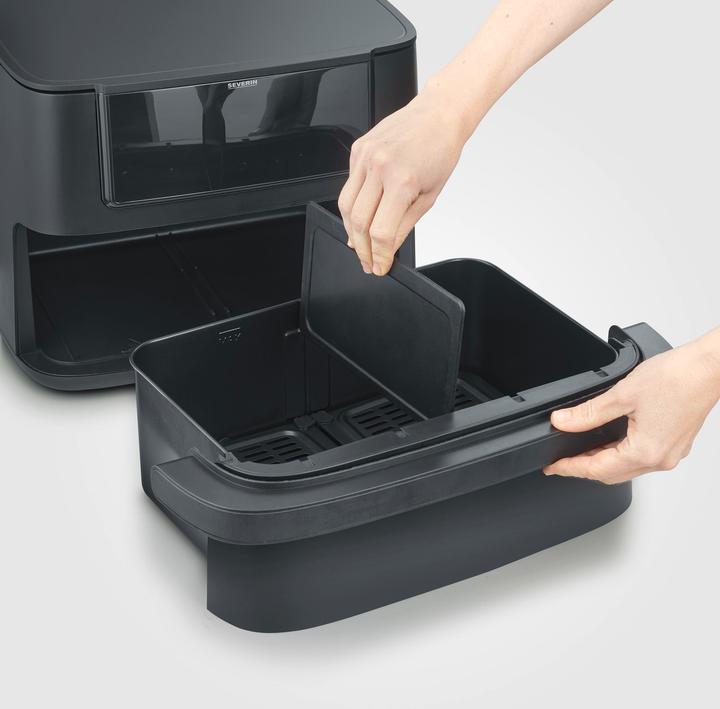 Actual product image Severin FR 2490 FryLight Doppel-Heissluftfritteuse