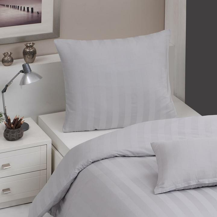 Actual product image Traumschlaf Uni stripes (Duvet cover, 155 x 220 cm)