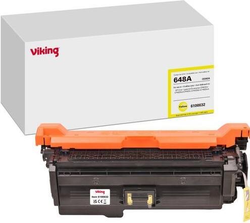 Produktbild Viking Tonerkartusche Kompatibel HP 648A CE262A Gelb (Y)