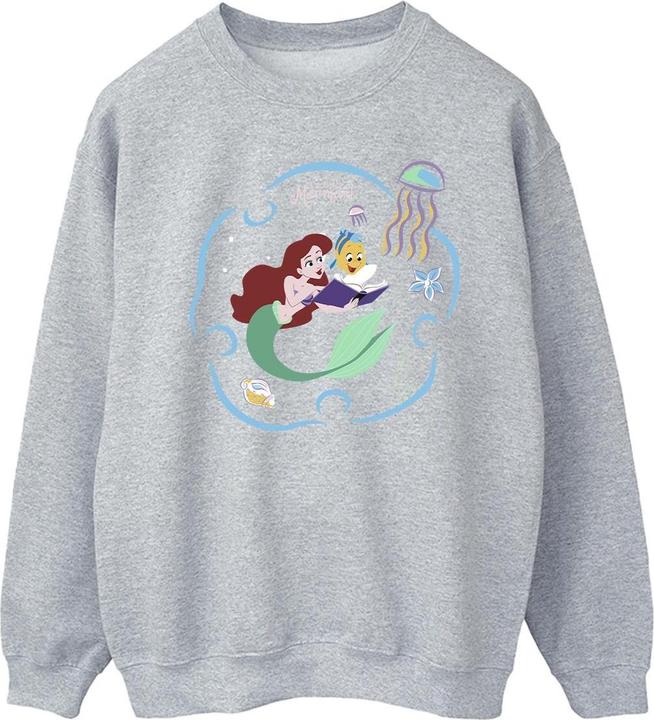 Produktbild Disney The Little Mermaid Reading A Book Sweatshirt (L)