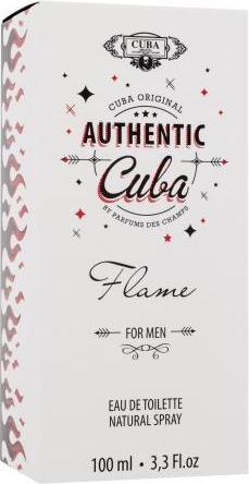 Actual product image Cuba Authentic Flame (Eau de toilette, 100 ml)