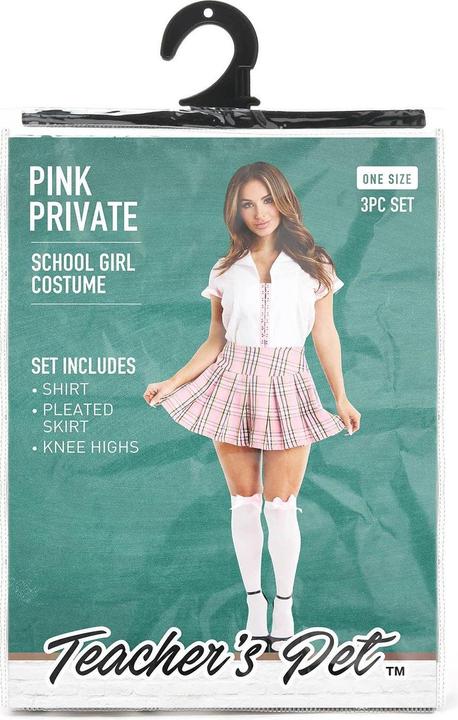 Actual product image Teacher's Pet Teacher Pet 2 Pcs Private Schoolgirl Costume (One size)