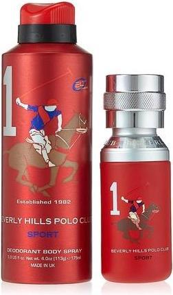 Immagine prodotto Beverly Hills Polo Club Set regalo Sport 2 pezzi: Eau De Toilette 50ml e Deodorante Spray 175ml (Set profumo)