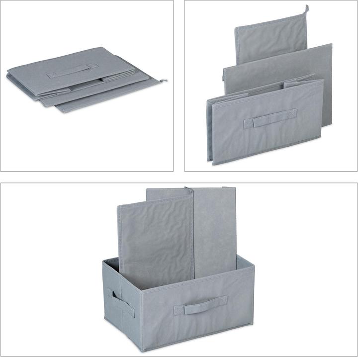 Produktbild Relaxdays 2x Aufbewahrungsbox (2 x)