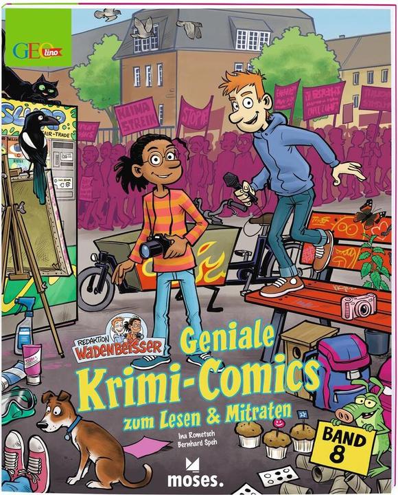 Produktbild GEOlino Wadenbeisser - Geniale Krimi-Comics Band 8 (Deutsch, Ina Rometsch, Bernhard Speh, 2021)