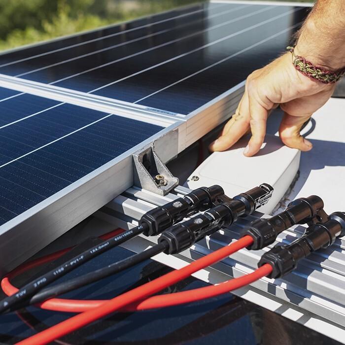 Actual product image Qoltec Solar connector with fuse, connecto (Solar connector)