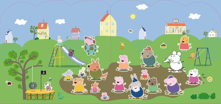 Actual product image Peppa Pig Stickers Painting Design