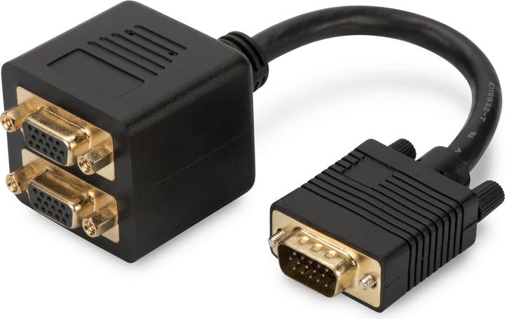 Actual product image Digitus VGA — 2x VGA (0.20 m, VGA)