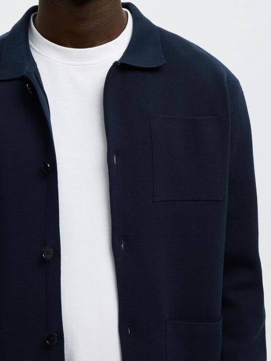 Immagine prodotto Selected Homme Slhmike Light Ls Knit Relaxed Polo Cardi (L)
