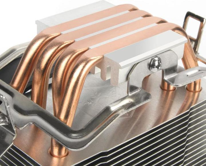 Productafbeelding Silverstone Technologie SST-AR12-RGB - Argon CPU-koeler met 4 heatpipes, direct contact heatpipe te (154 mm)