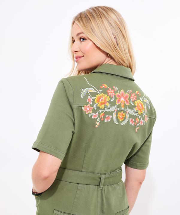 Actual product image Joe Browns PETITE Embroidered Belted Jumpsuit (42)