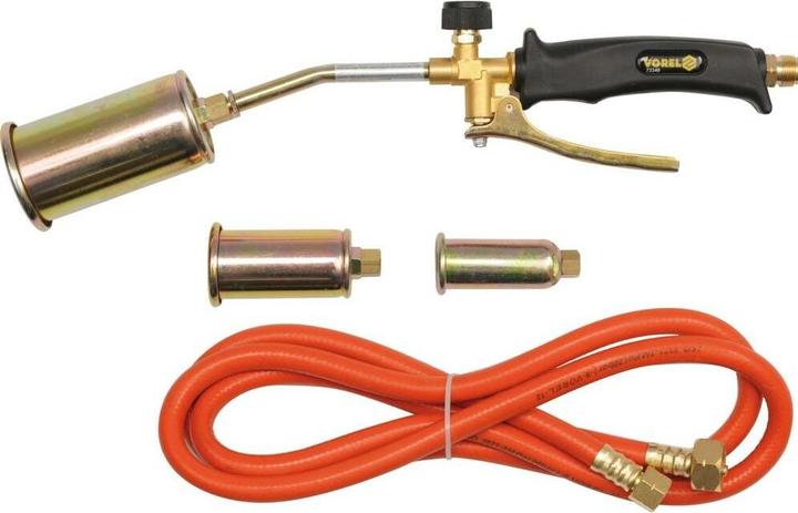 Image du produit Toya Kit de soudure pour couvreurs, chalumeau avec réglage, tuyau, 2 embouts interchangeables