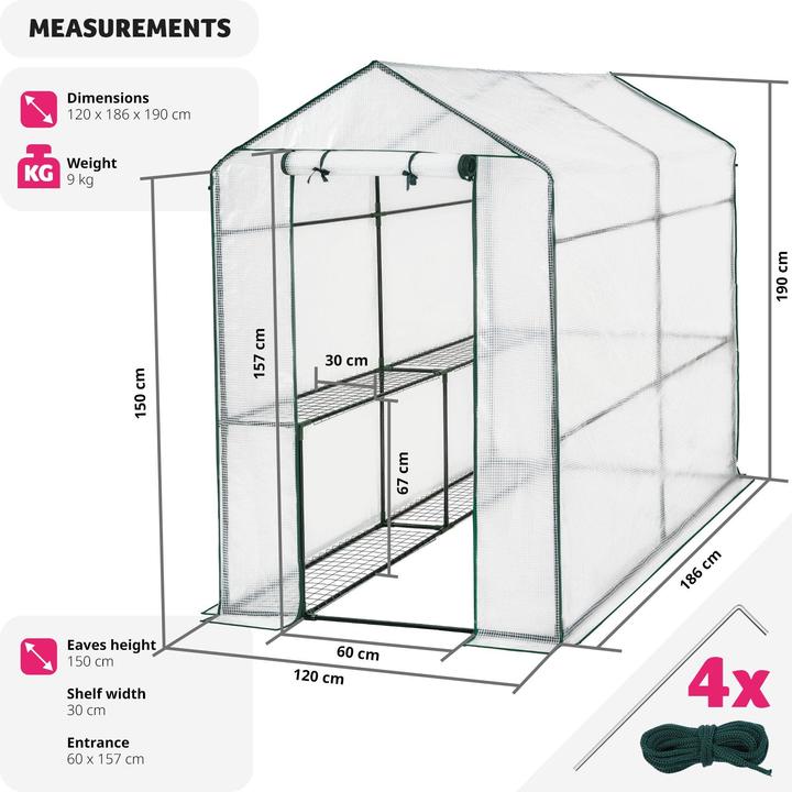 Actual product image tectake Greenhouse