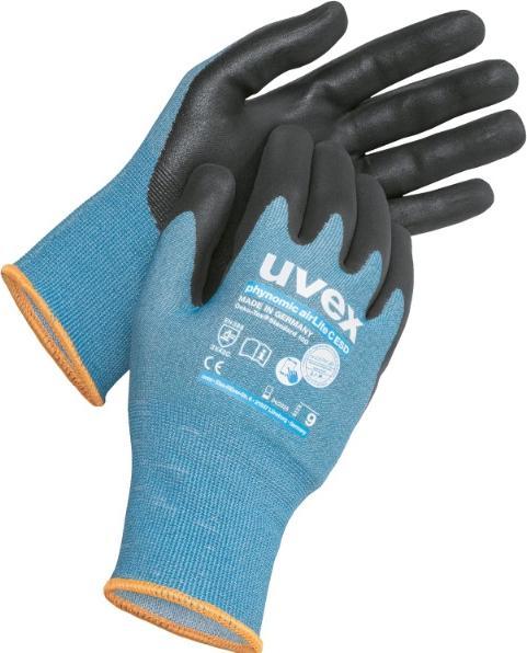 Produktbild Uvex Safety Mechanikerhandschuh Phynomic AirLite C ESD, Blau (6)