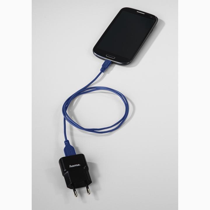 Actual product image Hama USB-C cable "Flexi-Slim (0.75 m, USB 2.0)