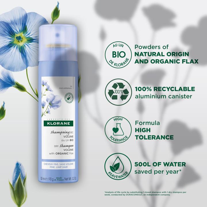 Actual product image Klorane Dry shampoo linen (150 ml, Dry shampoo)