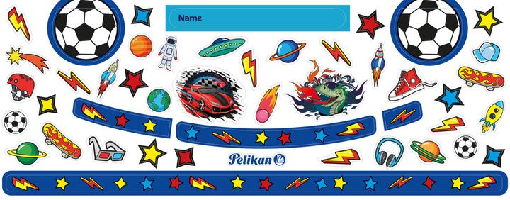 Produktbild Pelikan Motivsticker Stickerbogen Wasserfest, Blau